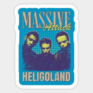 Massive Attack Vintage 1988 // Heligoland Original Fan Design Artwork Sticker